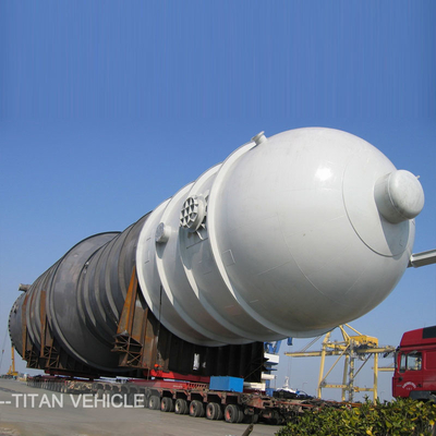 Turntable Bolster Gooseneck Modular Trailer for carrying 120 ton 200 ton tank