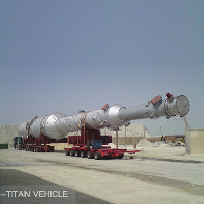 Turntable Bolster Gooseneck Modular Trailer for carrying 120 ton 200 ton tank