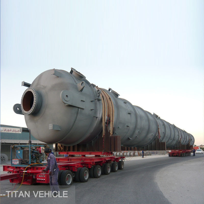 Turntable Bolster Gooseneck Modular Trailer for carrying 120 ton 200 ton tank