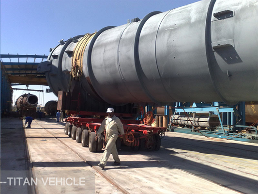Turntable Bolster Gooseneck Modular Trailer for carrying 120 ton 200 ton tank