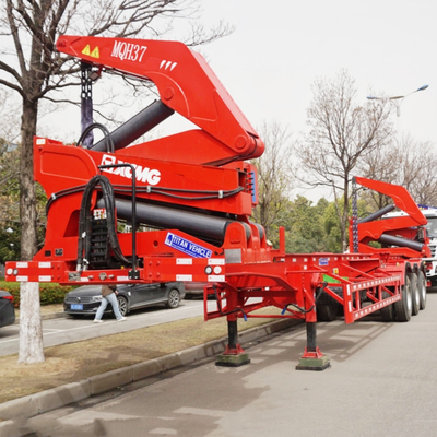 TITAN 37/40/45 Ton Sideloader Container Truck Trailer 40 Ft for Sale Manufacturer Steelbro