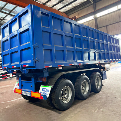 TITAN Hydraulic 3 Axle Dump Trailer Tipper Trailer Tipper Semi Trailer for Sale