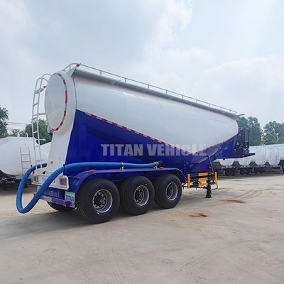 TITAN New 3 Axle 40ton 50ton V Type Dry Powder Cement Bulker Bulk Cement Tanker Trailer
