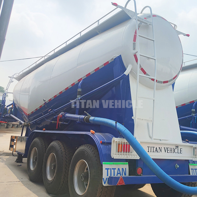 TITAN 3 Axle 40 CBM Dry Powder Cement Bulker Tanker Trailer for Sale in Saudi Arabia