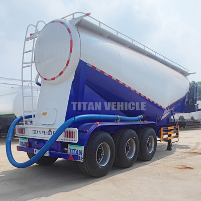 TITAN 3 Axle 40 CBM Dry Powder Cement Bulker Tanker Trailer for Sale in Saudi Arabia