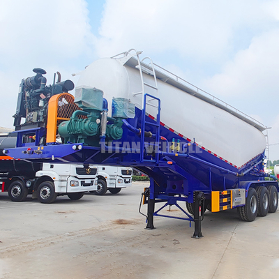 TITAN 3 Axle 40 CBM Dry Powder Cement Bulker Tanker Trailer for Sale in Saudi Arabia