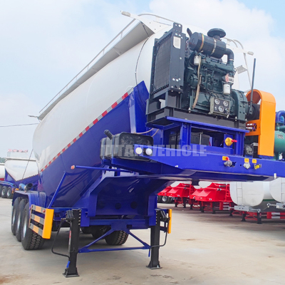 TITAN 3 Axle 40 CBM Dry Powder Cement Bulker Tanker Trailer for Sale in Saudi Arabia