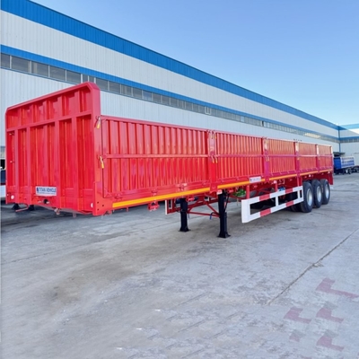 TITAN Tri Axle 60 Tons Drop Side Semi Trailer for Sale | Bulk Cargo Semi Trailer