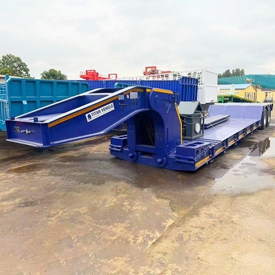 TITAN 40Ft Lowboy Gooseneck Trailer for Sale Near Me