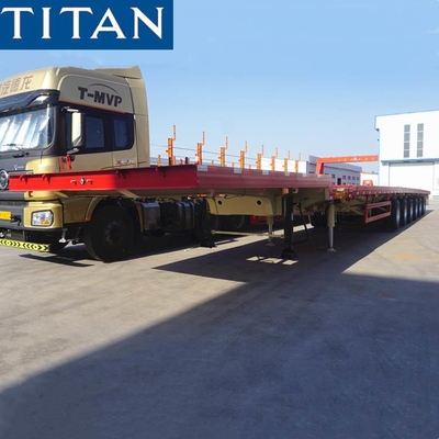 62m Telescopic Trailer Extendable Semi Trailer for Windmill Blade Transportation
