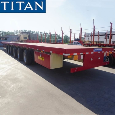 62m Telescopic Trailer Extendable Semi Trailer for Windmill Blade Transportation