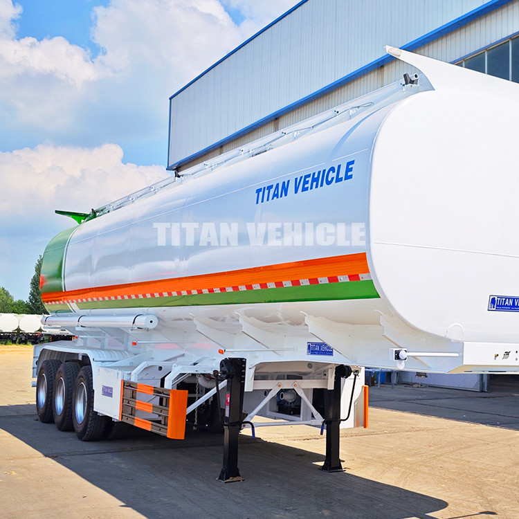 TITAN 3 Axle 42000 liters Diesel Water Oil Fuel Tanker Trailer for Sale in DR Congo