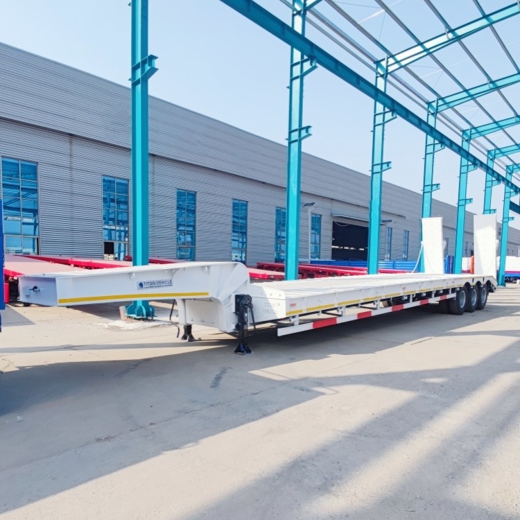 TITAN 3 Axle Low Bed Trailer for Sale With Ramp