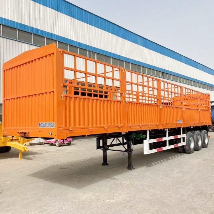TITAN 3 Axle Fence Semi Trailer for Sale | 60 Tons of Trailer Stakes