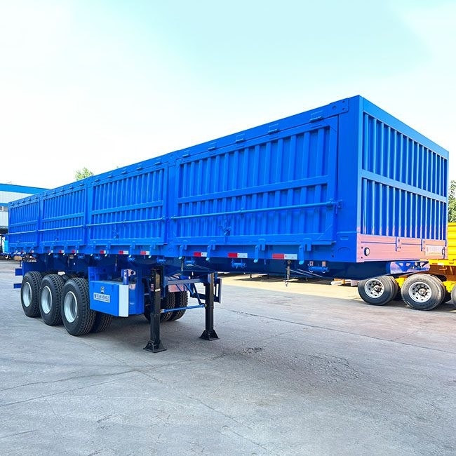 TITAN 3 Axle 33CBM Side Dump Trailers for Sale Near Me |  Side Dump Semi Trailer